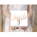 Decorative cake boxes - Thank you, rose gold, 14x8.5x14cm (1 pkt / 10 pc.)