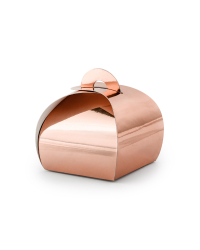 Boxes, rose gold, 6x6x5.5cm (1 pkt / 10 pc.)