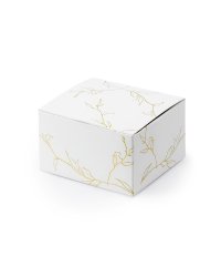 Boxes Branches, white, 6x3.5x5.5cm (1 pkt / 10 pc.)