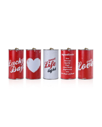 Wedding cans, retro, 14 x 7cm (1 pkt / 5 pc.)