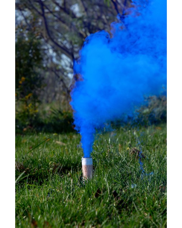Color Smoke Bomb ''It's a Boy'', 22.5 cm, blue (1 pkt / 5 pc.)