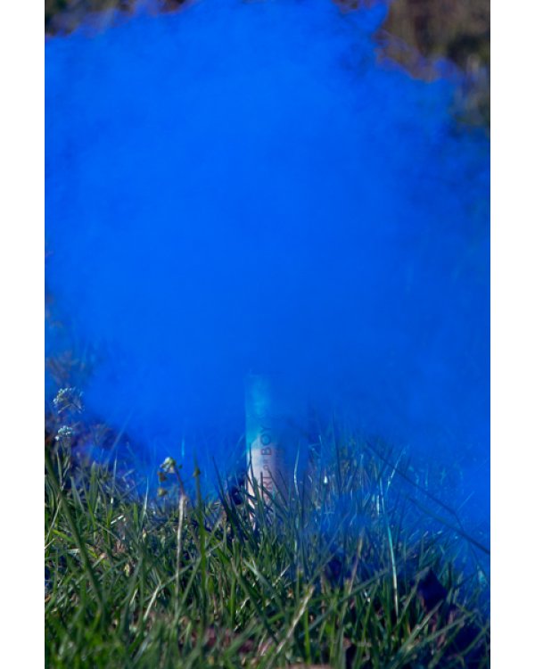 Color Smoke Bomb ''It's a Boy'', 22.5 cm, blue (1 pkt / 5 pc.)
