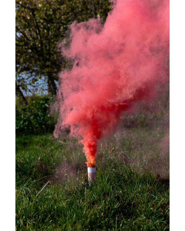 Color Smoke Bomb ''It's a Girl'', 22.5 cm, pink (1 pkt / 5 pc.)