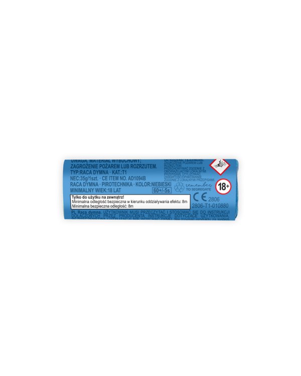 Color Smoke Bomb, 11.5 cm, blue (1 pkt / 5 pc.)