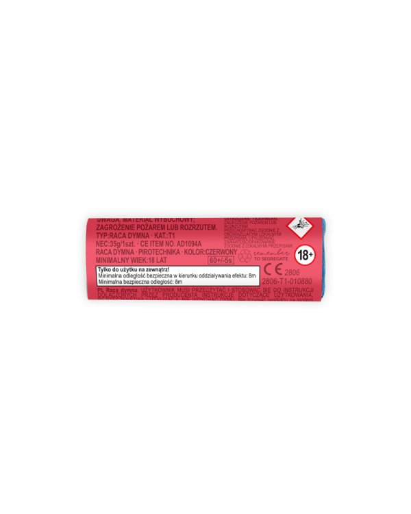 Color Smoke Bomb, 11.5 cm, red (1 pkt / 5 pc.)
