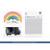 Rainbow Balloons 30cm metallic, black (1 pkt / 10 pc.)