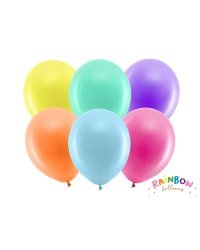 Rainbow Balloons 30cm pastel, mix (1 pkt / 100 pc.)