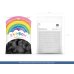 Rainbow Balloons 30cm pastel, black (1 pkt / 100 pc.)