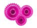 Tissue fan, dark pink, 20-30cm (1 pkt / 3 pc.)