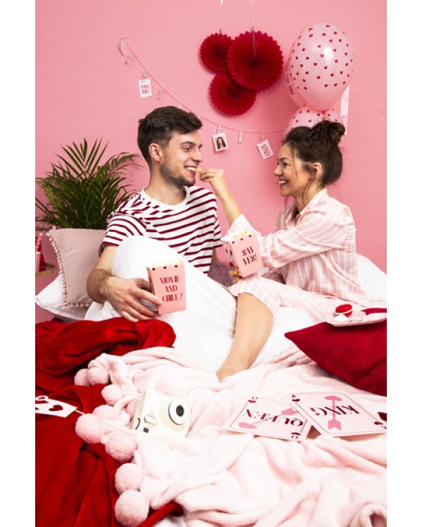 Tissue fan, red, 20-30cm (1 pkt / 3 pc.)