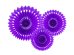 Tissue fan, violet, 20-30cm (1 pkt / 3 pc.)