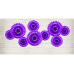 Tissue fan, violet, 20-30cm (1 pkt / 3 pc.)