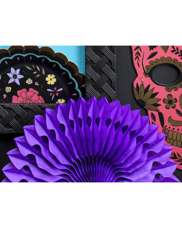 Tissue fan, violet, 20-30cm (1 pkt / 3 pc.)