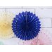 Tissue fan, navy blue, 20-30cm (1 pkt / 3 pc.)
