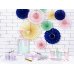 Tissue fan, navy blue, 20-30cm (1 pkt / 3 pc.)