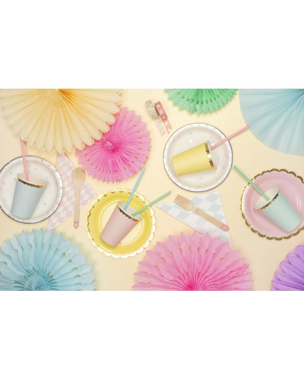 Tissue fan, green apple, 20-30cm (1 pkt / 3 pc.)