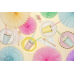 Tissue fan, green apple, 20-30cm (1 pkt / 3 pc.)