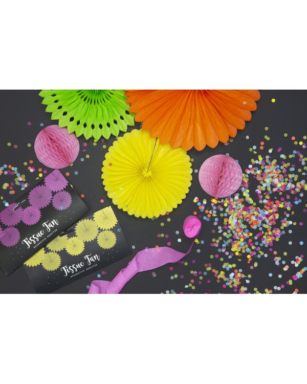 Tissue fan, green apple, 20-30cm (1 pkt / 3 pc.)