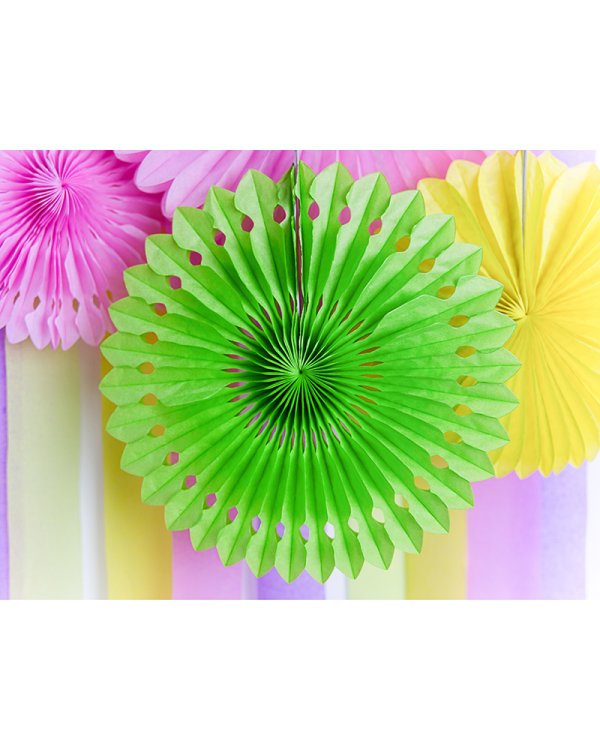 Tissue fan, green apple, 20-30cm (1 pkt / 3 pc.)