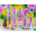 Tissue fan, green apple, 20-30cm (1 pkt / 3 pc.)