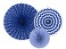 Decorative Rosettes, navy blue (1 pkt / 3 pc.)