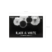 Decorative Rosettes, Black&White, mix (1 pkt / 5 pc.)