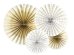 Decorative Rosettes, white (1 pkt / 4 pc.)