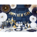 Decorative Rosettes, white (1 pkt / 4 pc.)