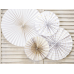 Decorative Rosettes, white (1 pkt / 4 pc.)