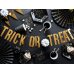 Decorative Rosettes Trick or Treat (1 pkt / 2 pc.)