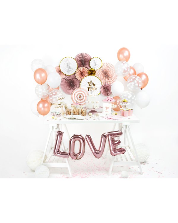Decorative Rosettes, white (1 pkt / 3 pc.)