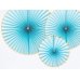 Decorative Rosettes Yummy, light blue (1 pkt / 3 pc.)