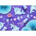 Decorative Rosettes Yummy, light blue (1 pkt / 3 pc.)
