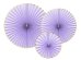 Decorative Rosettes Yummy, light lilac (1 pkt / 3 pc.)
