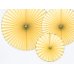 Decorative Rosettes Yummy, light yellow (1 pkt / 3 pc.)