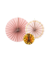 Decorative Rosettes, mix (1 pkt / 3 pc.)
