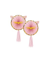 Decorative Rosettes Kitty, 26 cm, mix (1 pkt / 2 pc.)