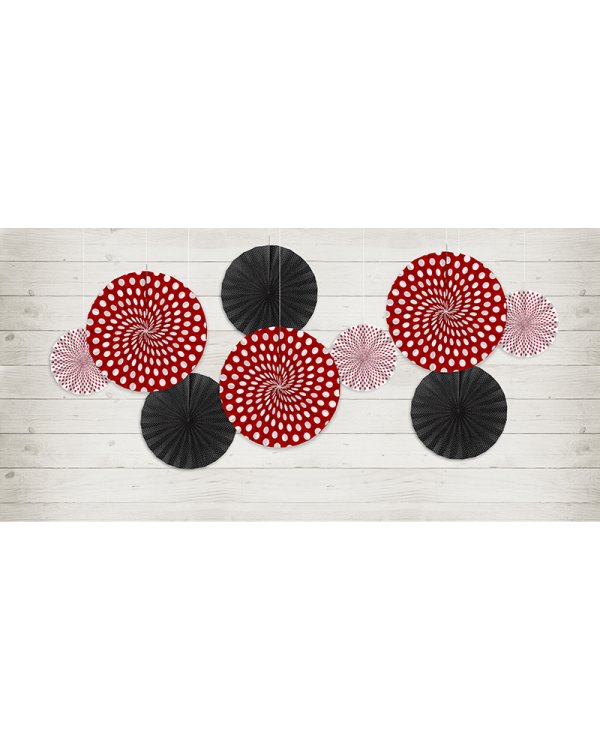 Decorative rosettes, mix (1 pkt / 3 pc.)