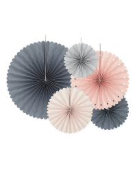 Decorative Rosettes, mix (1 pkt / 5 pc.)