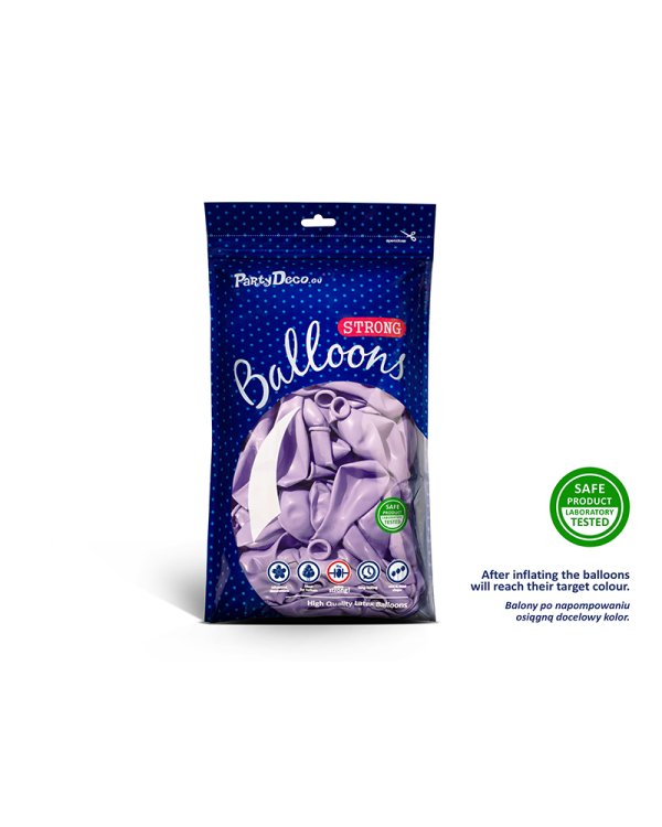 Дополнительное изображение книги «Strong Balloons 23cm, Metallic Wisteria (1 pkt / 100 pc.)»