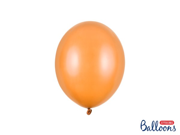 Обложка книги «Strong Balloons 23cm, Metallic Mandarin Orange (1 pkt / 100 pc.)»