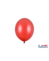 Strong Balloons 23cm, Metallic Poppy Red (1 pkt / 100 pc.)