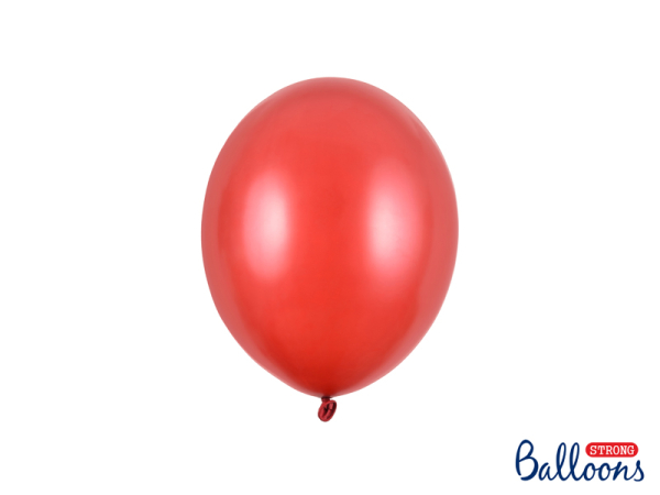 Обложка книги «Strong Balloons 23cm, Metallic Poppy Red (1 pkt / 100 pc.)»