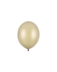 Strong Balloons 23 cm, Metallic Cold Gold (1 pkt / 100 pc.)