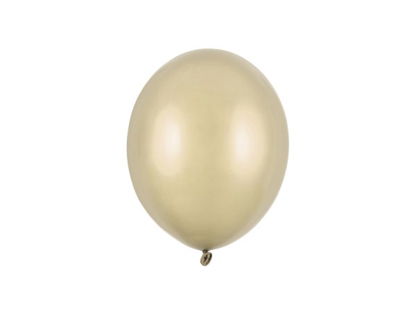 Обложка книги «Strong Balloons 23 cm, Metallic Cold Gold (1 pkt / 100 pc.)»
