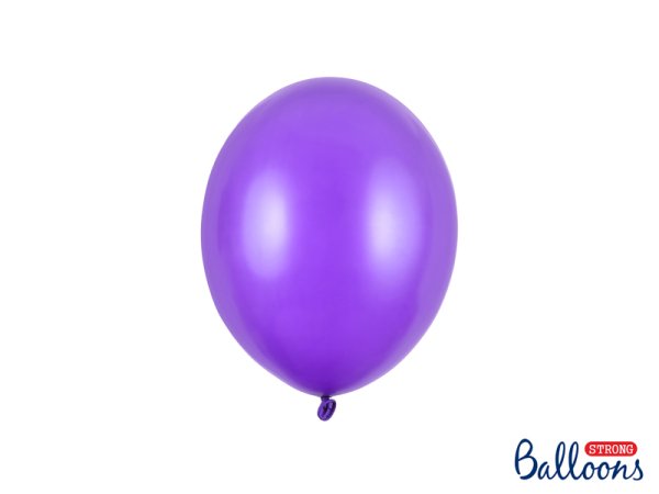 Обложка книги «Strong Balloons 23cm, Metallic Purple (1 pkt / 100 pc.)»