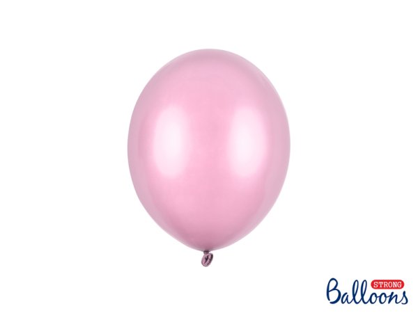 Обложка книги «Strong Balloons 23cm, Metallic Candy Pink (1 pkt / 100 pc.)»