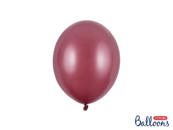 Обложка книги «Strong Balloons 23cm, Metallic Maroon (1 pkt / 100 pc.)»