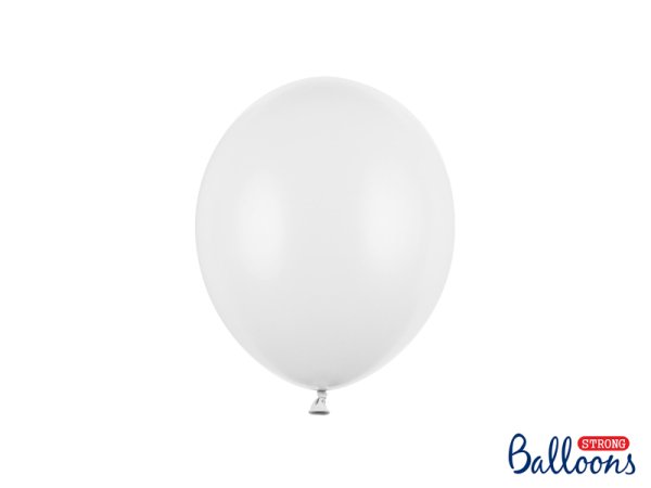 Обложка книги «Strong Balloons 23cm, Pastel Pure White (1 pkt / 100 pc.)»