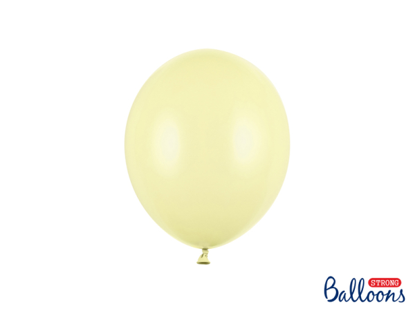 Обложка книги «Strong Balloons 23cm, Pastel Light Yellow (1 pkt / 100 pc.)»